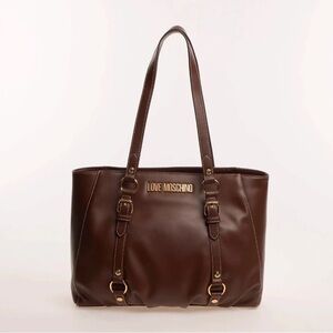 Love Moschino Dark Brown Tote Bag